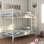 เตียงสองชั้น เสากล่อง1.5นิ้ว ลายนอน