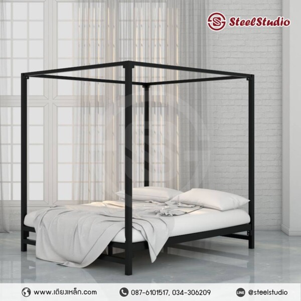 เตียงคาโนปี้ Canopy bed - Image 4