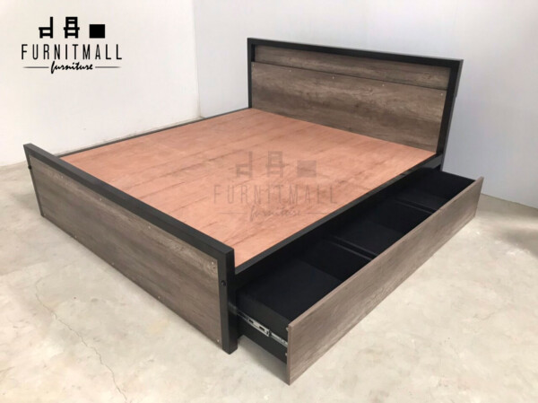 เตียงเหล็ก ลอฟท์ โอลีฟ LOFT OLIVE พร้อมลิ้นชัก - Image 9