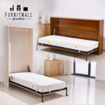 เตียงพับ Wall bed ขนาด 3 ฟุต