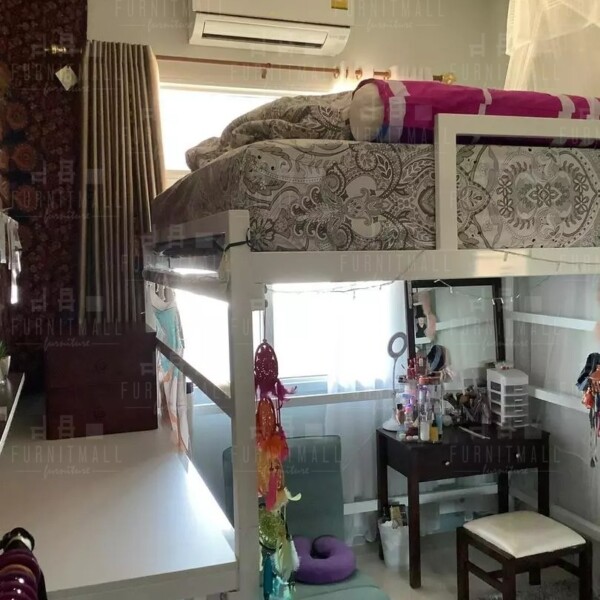 เตียงล่างโล่ง 5 ฟุต High bed photo review