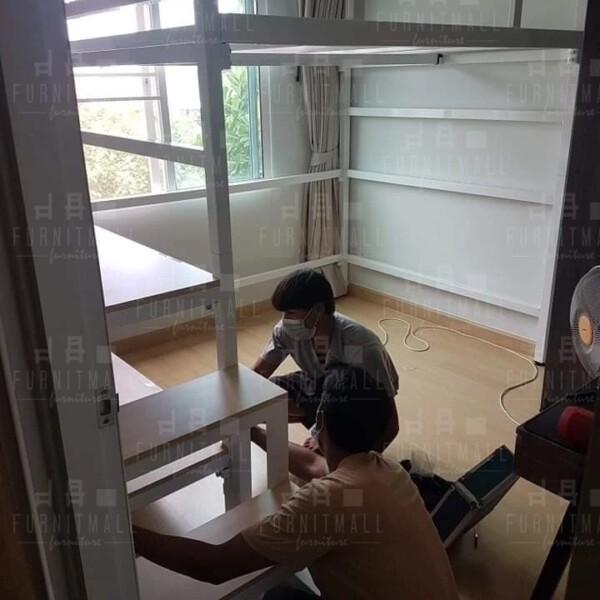 เตียงล่างโล่ง 5 ฟุต High bed photo review