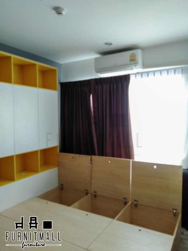 Maple TATAMI BED 6 ฟุต พร้อมตู้หัวเตียง - Image 6