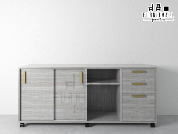 ชั้นวางทีวี Gold & Grey - Image 2
