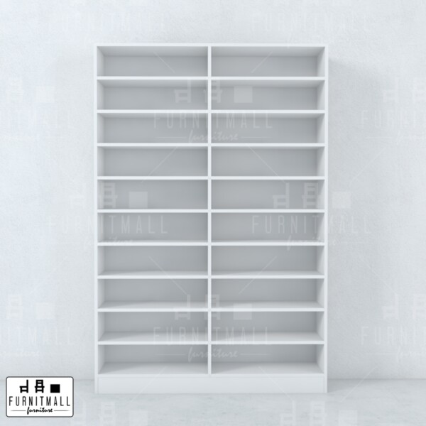 ตู้รองเท้าคอนโดทรงสูง 4 บาน 10 ช่อง ลึก 35 ซม. - Image 5