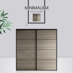 หน้าบาน ตู้เสื้อผ้า Minimal