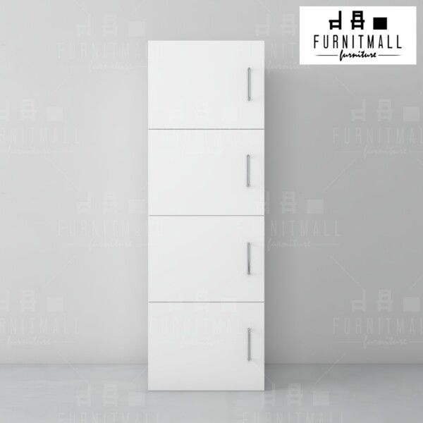 ล็อกเกอร์เก็บของ 4 ช่อง  ขาวล้วน - Image 3