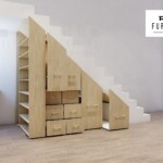 ตู้เก็บของ ชั้นวางของ ใต้บันได 001