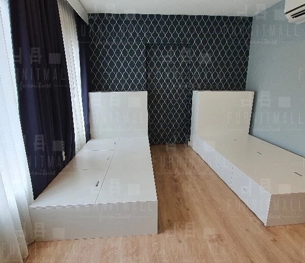 TATAMI BED 3.5 ฟุต พร้อมตู้หัวเตียงเก็บของได้ photo review