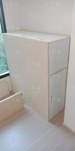 TATAMI BED 3.5 ฟุต พร้อมตู้หัวเตียงเก็บของได้ photo review