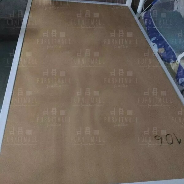 เตียงเหล็กชั้นเดียวยกสูง  พื้นที่ใต้คานเตียงสูง 50 ซม. ใส่ของได้ photo review