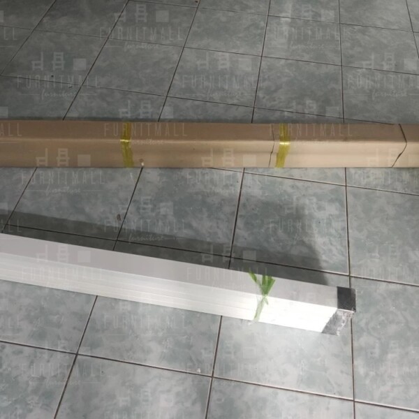เตียงเหล็กชั้นเดียวยกสูง  พื้นที่ใต้คานเตียงสูง 50 ซม. ใส่ของได้ photo review