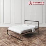 เตียงแสตนเลสชั้นเดียว พ่นสีทอง โรสโกลด์ได้