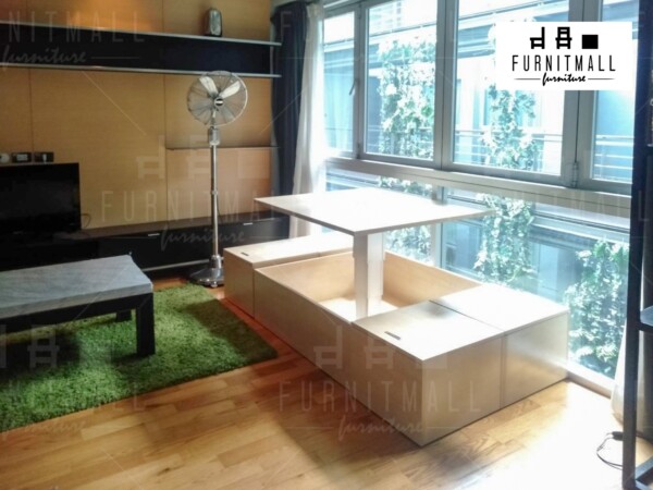 TATAMI BOX  พร้อมโต๊ะปรับระดับ
