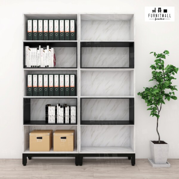 ชั้นวางแฟ้ม ชั้นวางหนังสือ ขาเหล็ก - Image 4