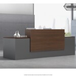 เค้าเตอร์สำนักงานทูโทน 2ที่นั่ง