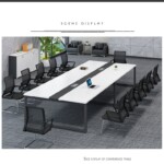 โต๊ะประชุมทูโทน ยาว 2-6 เมตร