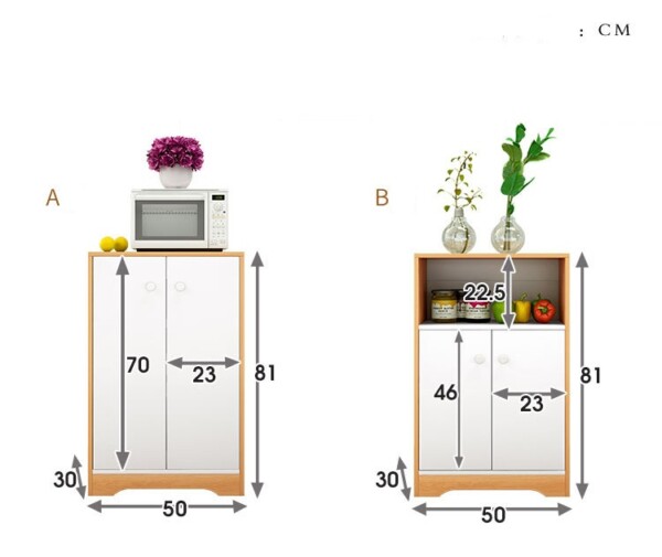ชั้นวางของ  ตู้เก็บอุปกรณ์ ไม้ปิดผิวเมลามีน - Image 2