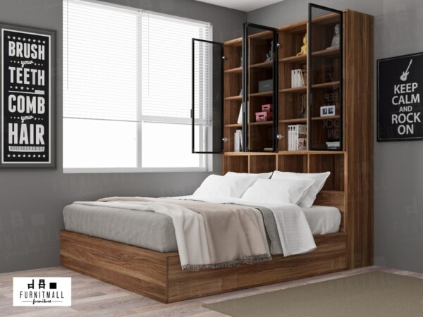 TATAMI BED TB902 หน้าบานกระจกสูง 2.4 เมตร - Image 3