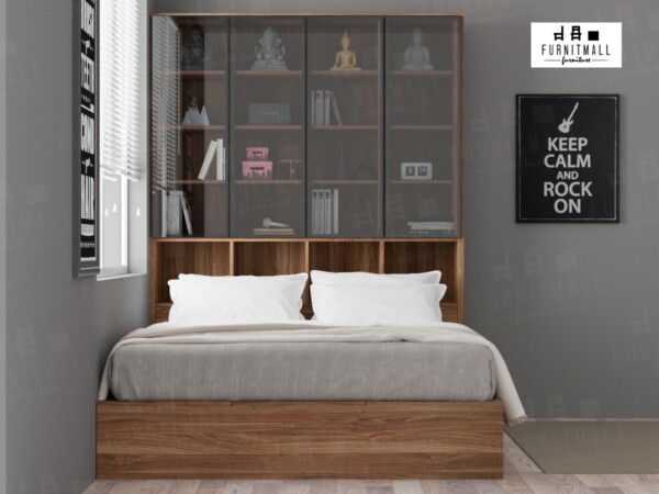 TATAMI BED TB902 หน้าบานกระจกสูง 2.4 เมตร