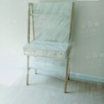 โต๊ะทำงาน โต๊ะเครื่องแป้งขาเหล็ก 80x50 ซม. สูง 150 ซม.