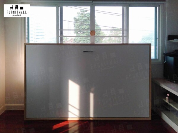 Wall bed 4 ฟุต แนวนอน