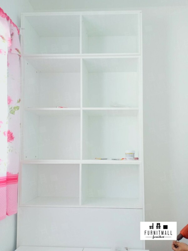 TATAMI BED ขาวล้วน 3.5 ฟุต พร้อมตู้หัวเตียง - Image 2