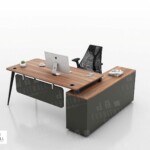 โต๊ะทำงานผู้บริหาร CEO TABLE ขา Nordic