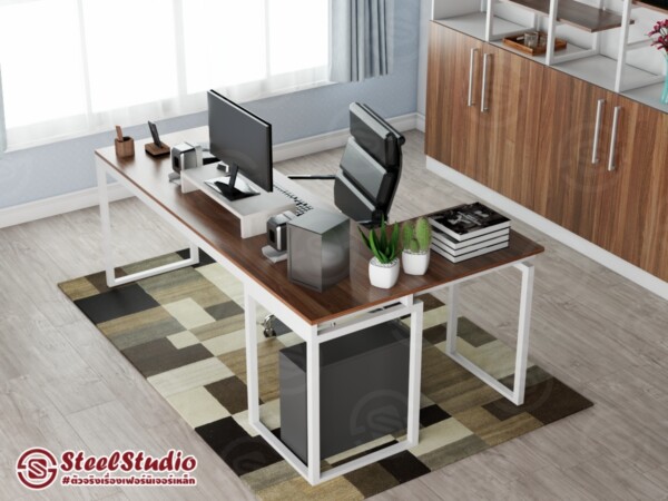 โต๊ะทำงานตัวแอล L  1.2x2.0 เมตร - Image 2