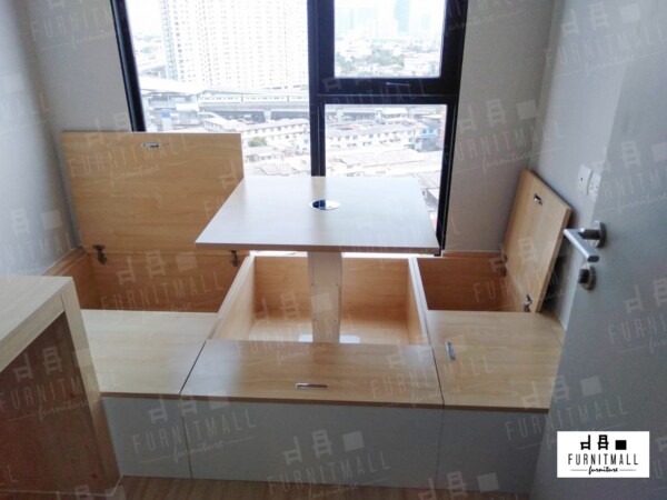ทาทามิ+โต๊ะปรับระดับ จิบกาแฟดูวิวกรุงเทพ งานฟิตอิน - Image 2