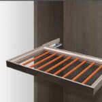 รางลิ้นชักแขวนผ้า อลูมิเนียม