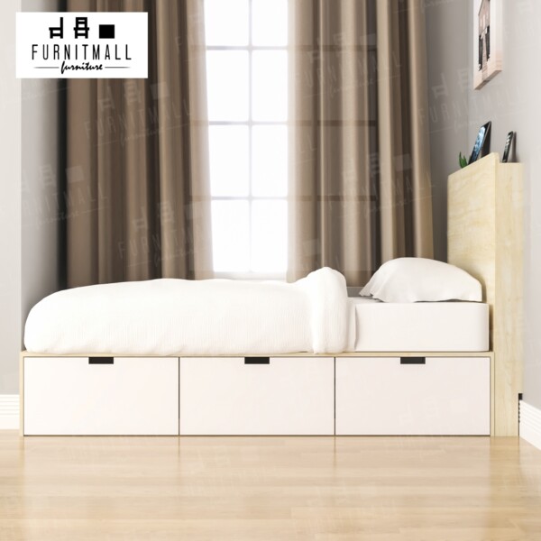 TATAMI BED 3.5 ทาทามิ  หัวเตียงเรียบ