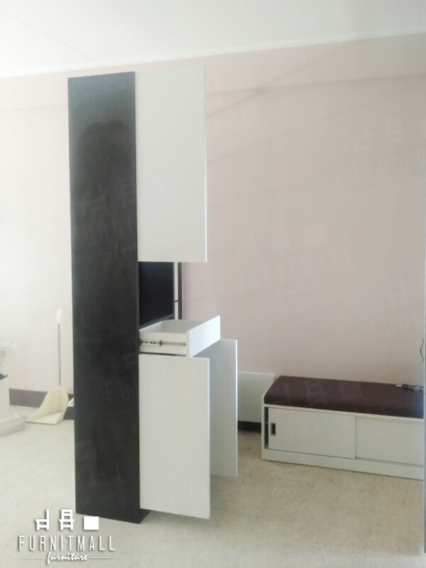 พาร์ทิชั่นกั้นห้อง โมเดิร์นพร้อมแผงเหล็ก 1.2x2.4 เมตร ลึก 40 ซม. - Image 3