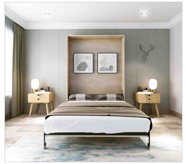 Wall bed 5 ฟุต แนวตั้ง / แนวนอน - Image 2