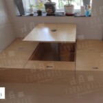 ทาทามิ+โต๊ะปรับระดับ 1x2 เมตร