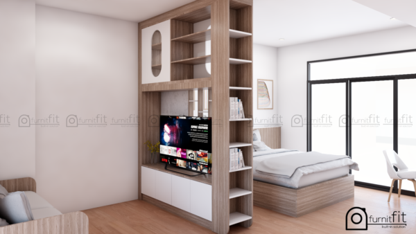 พาร์ทิชั่นกั้นห้องชนฝ้า ฟิตอิน 1.7 เมตร