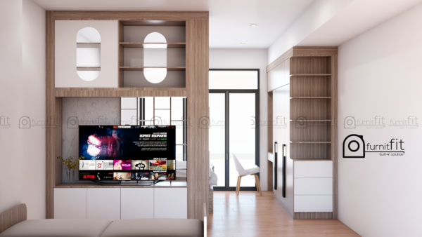 พาร์ทิชั่นกั้นห้องชนฝ้า ฟิตอิน 1.7 เมตร - Image 3
