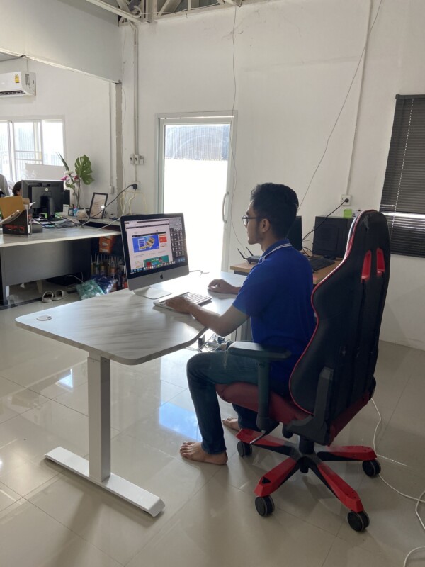 Ergonomic Tableโต๊ะทำงานเพื่อสุขภาพ โต๊ะปรับระดับไฟฟ้า - Image 4