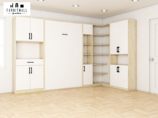Wallbed 5 ฟุต พร้อมตู้เข้ามุมตัว L - Image 2