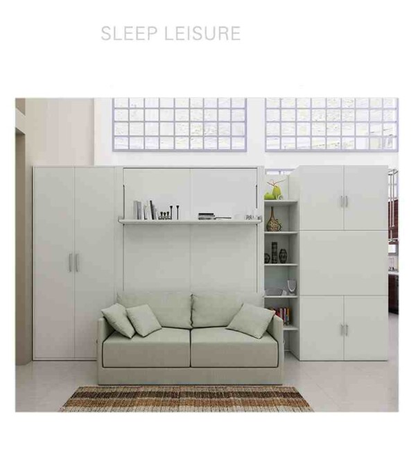 (ของหมด)ฟิตติ้งเตียงพับ Wall bed สำหรับวางโซฟา ขนาด 5 ฟุต