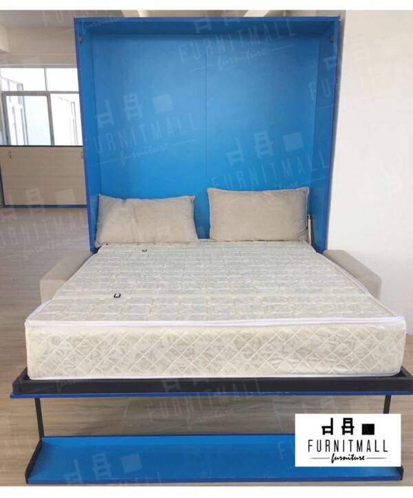 (หมด)Wallbed 5 ฟุต พร้อมโซฟา (ที่นอน 150x190 ซม.) - Image 3