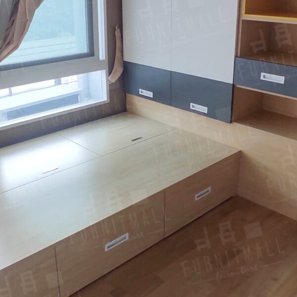 ทาทามิ 3.5 ฟุต + ตู้หัวเตียง 5 ฟุต