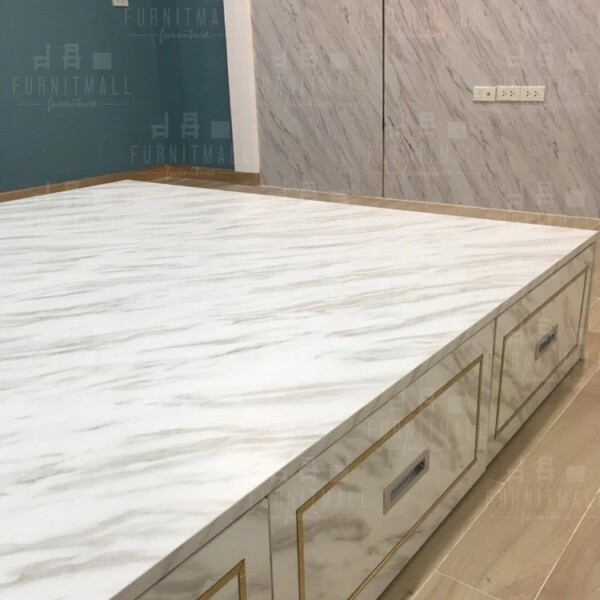 ทาทามิ 5/6 ฟุต หัวเตียงเรียบพร้อมปลั๊กไฟ photo review