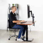 โต๊ะทำงานเพื่อสุขภาพ โต๊ะปรับระดับไฟฟ้าไซส์เล็ก