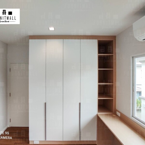 SPACE+ ฟิตอินห้องนอนทาทามิ พร้อมโต๊ะทำงานและตู้เสื้อผ้า