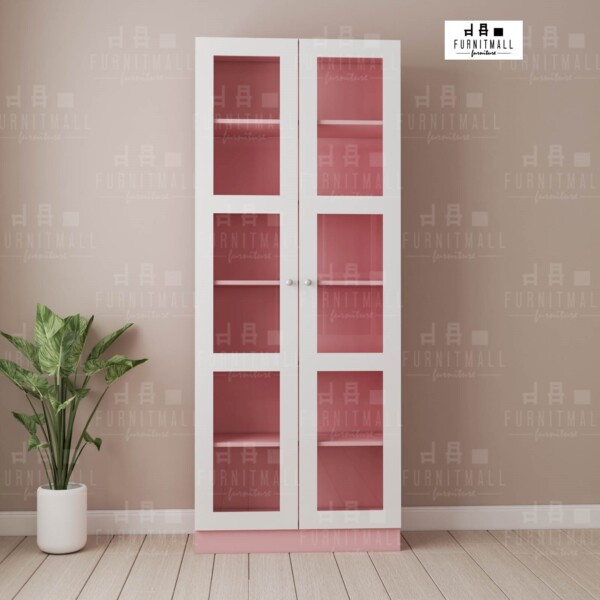 ตู้หนังสือ BC-003 หน้าบานอะคริลิกใส - Image 3