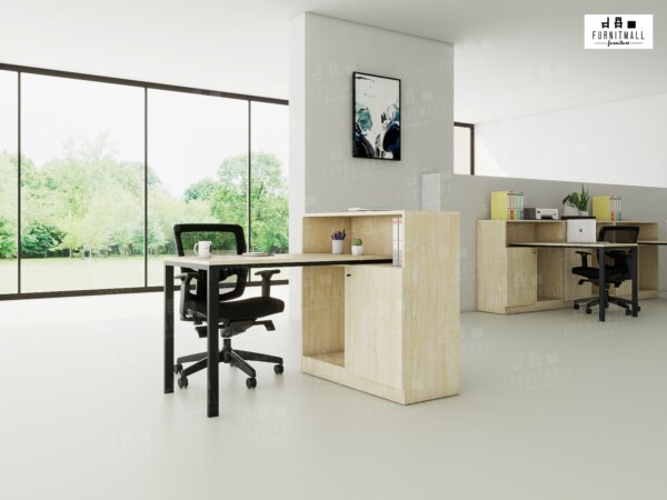 โต๊ะทำงาน Workstation พร้อมตู้เอกสาร - Image 2