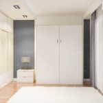 Wallbed 5 ฟุต ลึก60ซม. มีชั้นวางของด้านใน