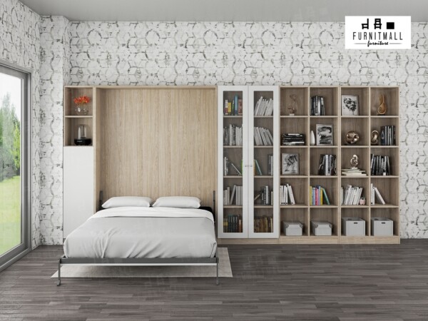 Wallbed 5 ฟุต พร้อมชุดชั้นเอกสารเข้าชุด - Image 2