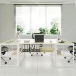 Workstation โต๊ะทำงานมินิมอล 1-4 ที่นั่ง